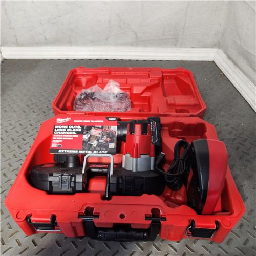 HOUSTON Location NEW!-AS-IS-Milwaukee 2429-21XC M12 Cordless Sub-Compact Bandsaw Kit