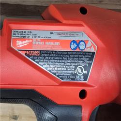 HOUSTON LOCATION - AS-IS (APPEARS LIKE NEW) Milwaukee  FUEL 18-Volt Lithium-Ion Brushless Cordless Gen II 18-Gauge Brad Nailer (Tool-Only)