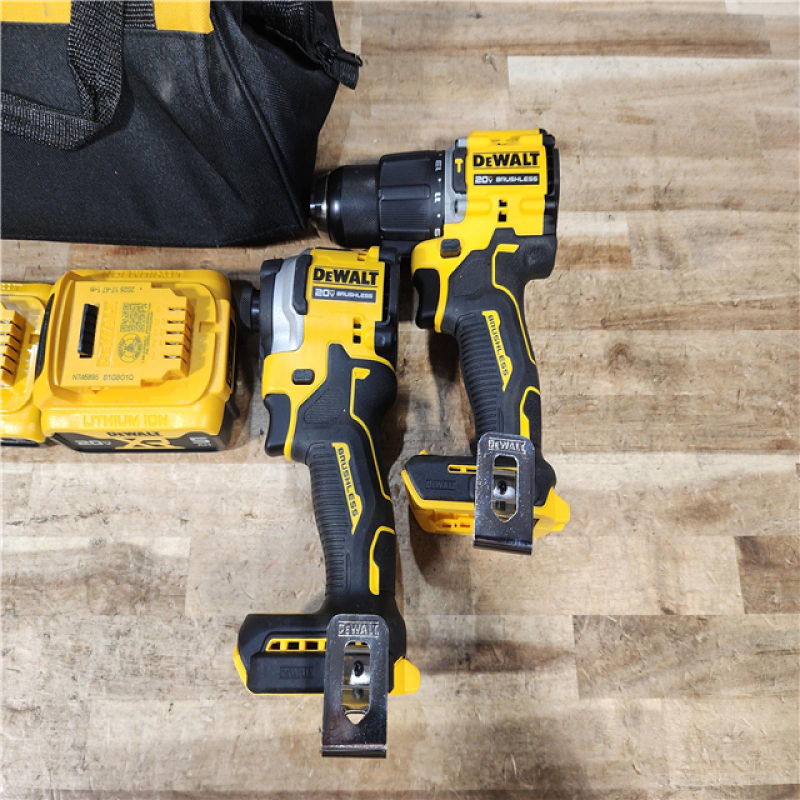 HOUSTON LOCATION - AS - IS DEWALT ATOMIC 20V MAX Lithium-Ion Cordless 2-Tool Combo Kit