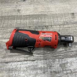 AS-IS Milwaukee 12V Lithium-Ion Cordless 3/8 in. Ratchet (Tool-Only)