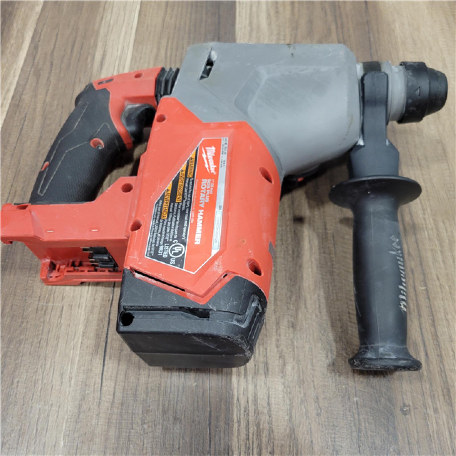 AS-IS  Milwaukee M18 FUEL 18V Lithium-Ion Brushless Cordless 1 in. SDS-Plus Rotary Hammer (Tool-Only)