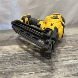 AS-IS DEWALT 20V MAX XR 16-Gauge Electric Cordless Angled Finishing Nailer Kit