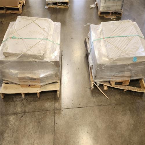 Phoenix Necessories 6 ft. Bluestone Lakeland Seat Wall Pallet