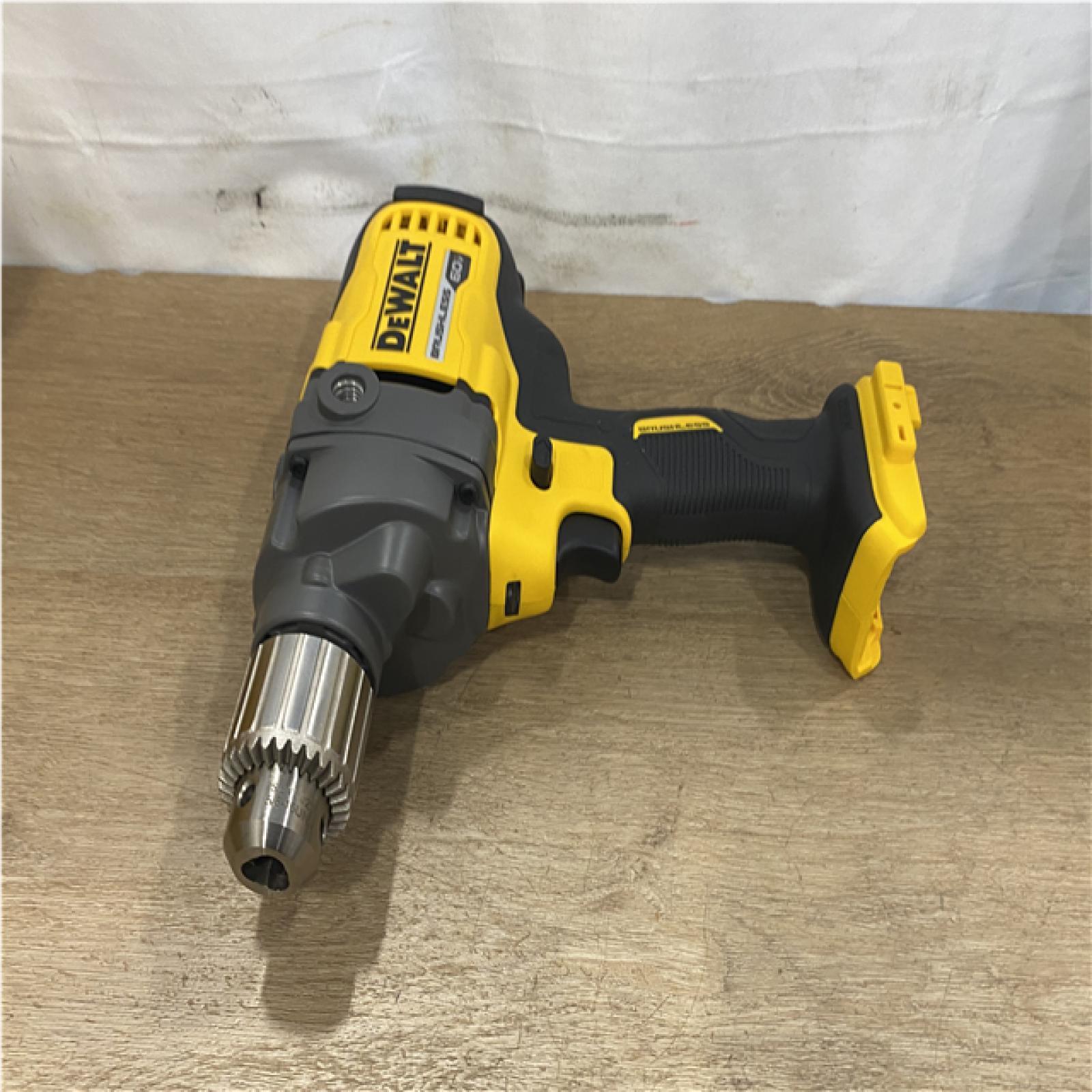 AS-IS DEWALT FLEXVOLT 60-Volt MAX Cordless Brushless 1/2 in. Mixer/Drill with E-Clutch (Tool-Only)