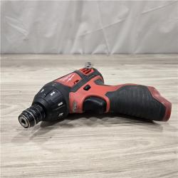 AS-IS Milwaukee 2401-22 - M12 12V Cordless Screwdriver Kit