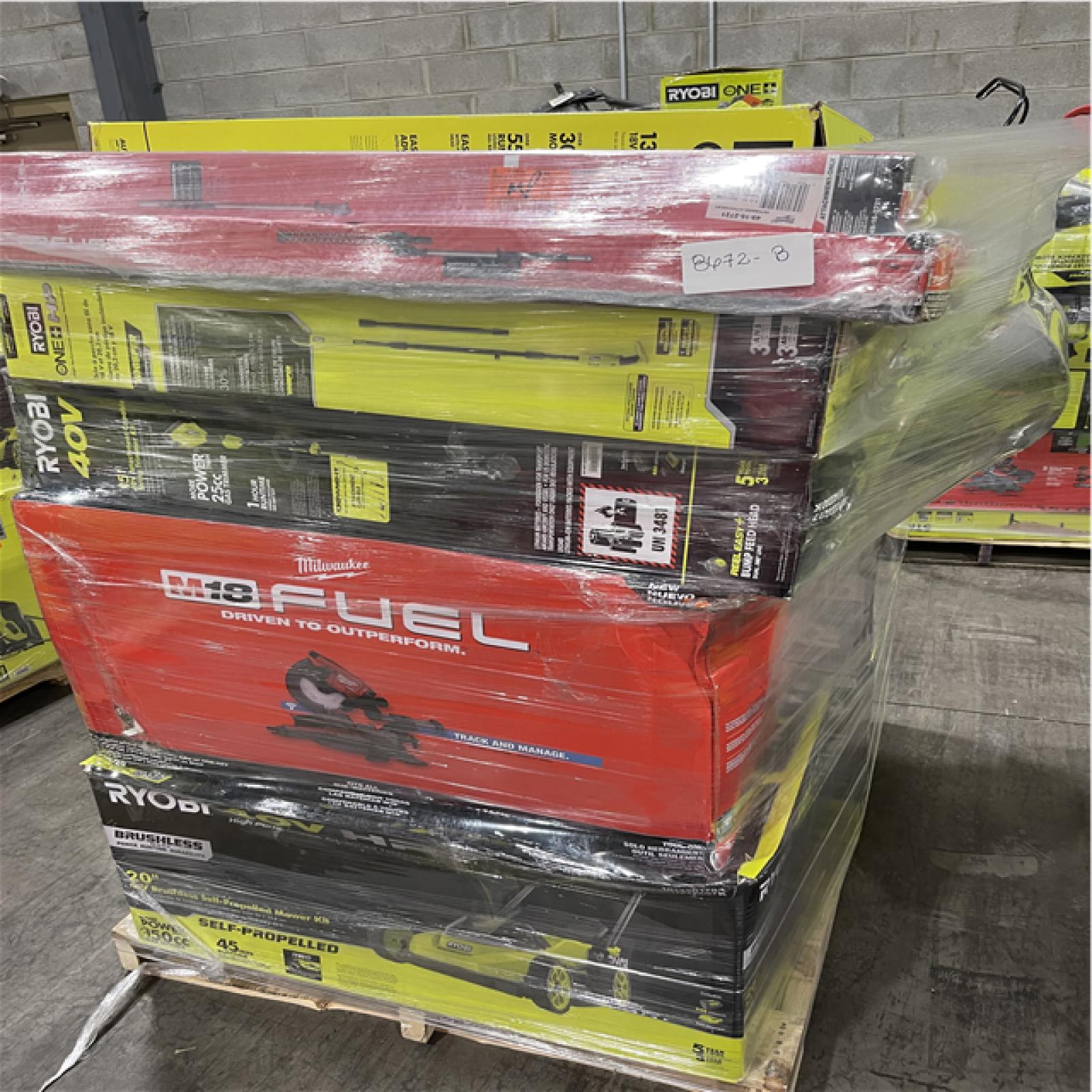 Pittston Location As-Is Power Tools Partial Truckload (13 Pallets) 8672-B