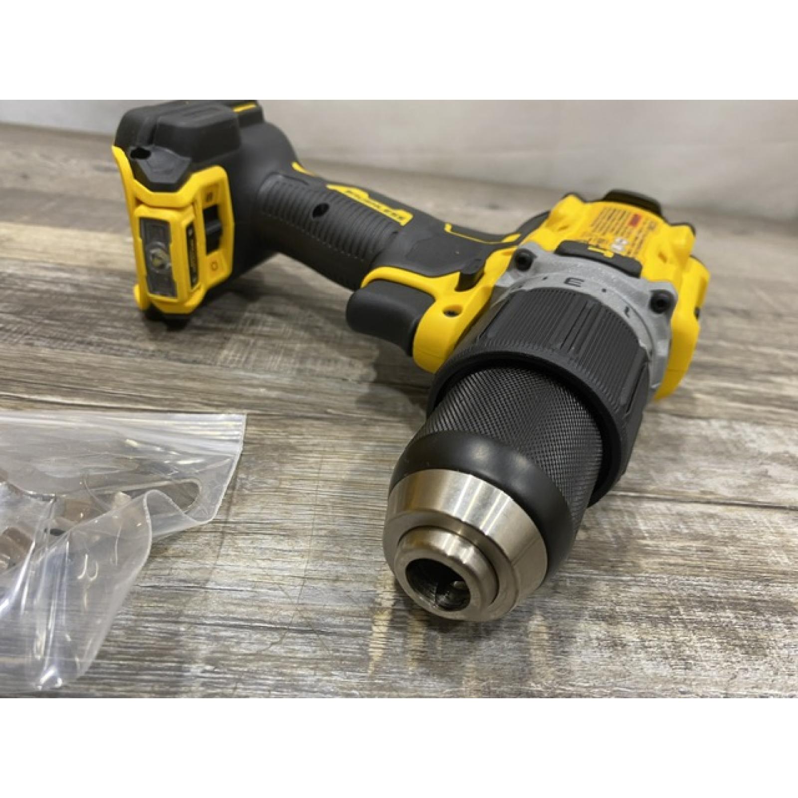 AS-IS DEWALT 20V XR Brushless Cordless 1/2 in. Hammer Drill (Tool-Only)