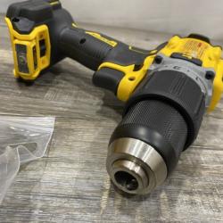AS-IS DEWALT 20V XR Brushless Cordless 1/2 in. Hammer Drill (Tool-Only)