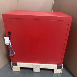CALIFORNIA LIKE NEW MILWAUKEE HIGH CAPACITY STEEL STORAGE CABINET