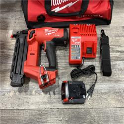 AS-IS Milwaukee FUEL GEN II 18-Volt 18-Gauge Lithium-Ion Brushless Cordless Brad Nailer Kit