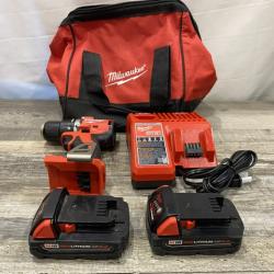 AS-IS Milwaukee 18V Lithium-Ion Brushless Cordless 1/2 in. Compact Drill/Driver Kit