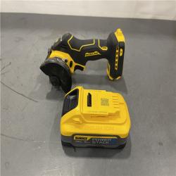 AS-IS - DeWalt 20V XR Lithium-Ion Cordless 3 in. Cut-Off Tool with POWERSTACK 20V 5.0Ah Battery Pack