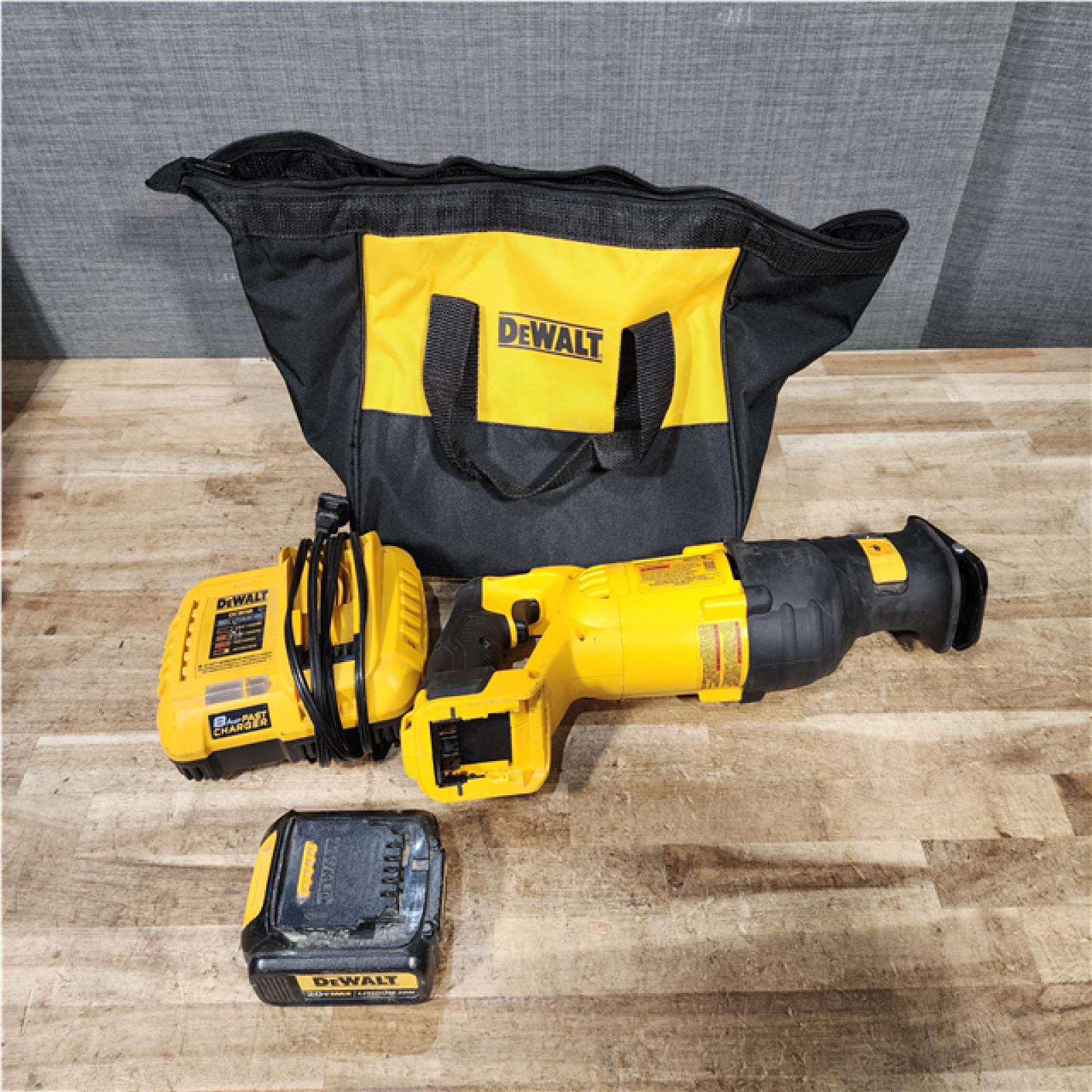 Houston Location AS-IS Dewalt Reciprocating Saw and Battery with Charger