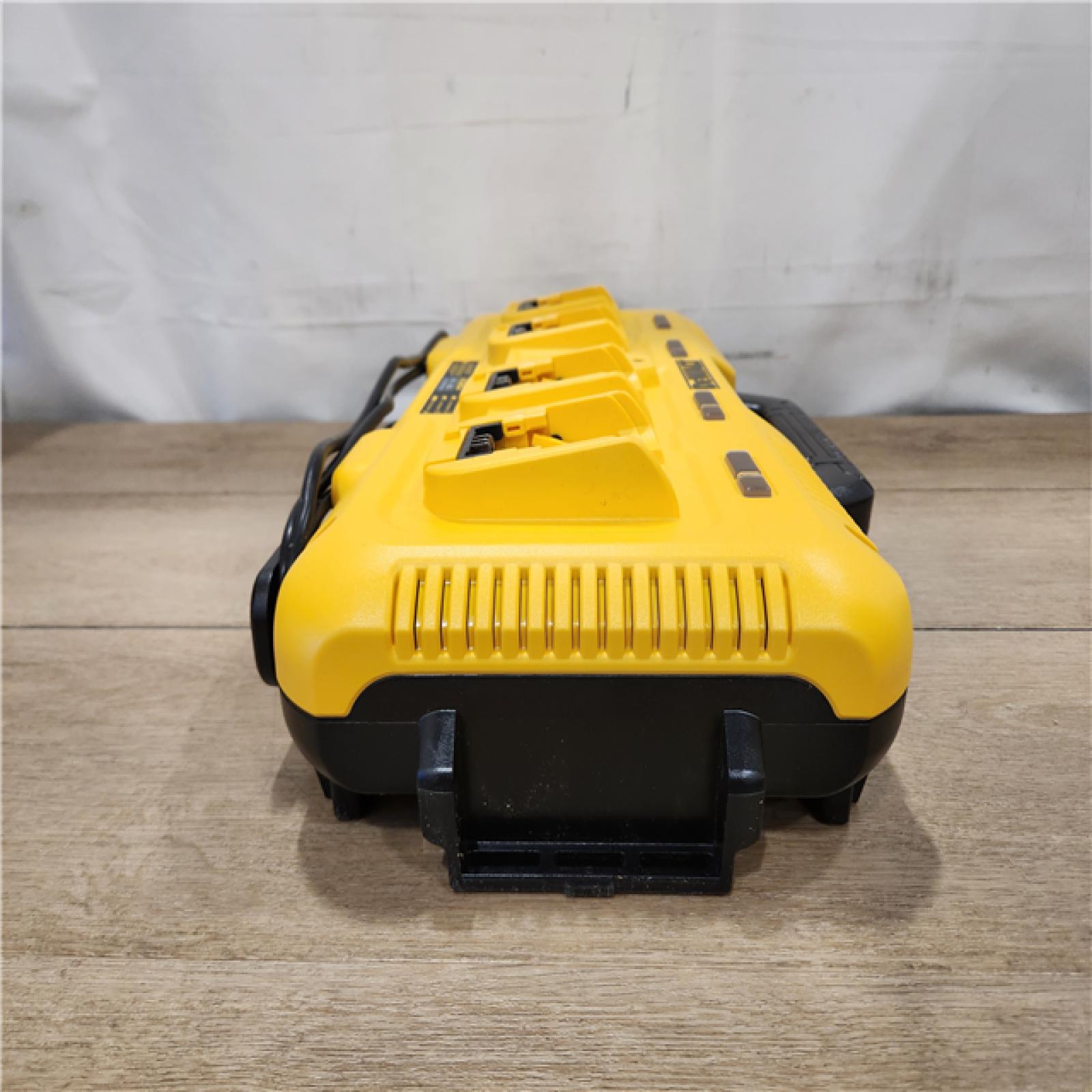 AS-IS- 20-Volt MAX 4-Port Charger with 20-Volt MAX Lithium-Ion 5.0 Ah and 2.0 Ah Batteries