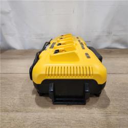 AS-IS- 20-Volt MAX 4-Port Charger with 20-Volt MAX Lithium-Ion 5.0 Ah and 2.0 Ah Batteries