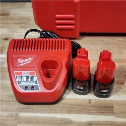 HOUSTON LOCATION - AS-IS M12 12-Volt Lithium-Ion Force Logic Cordless Press Tool Kit (2 Jaws Included) with Two Ah Battery and Hard Case