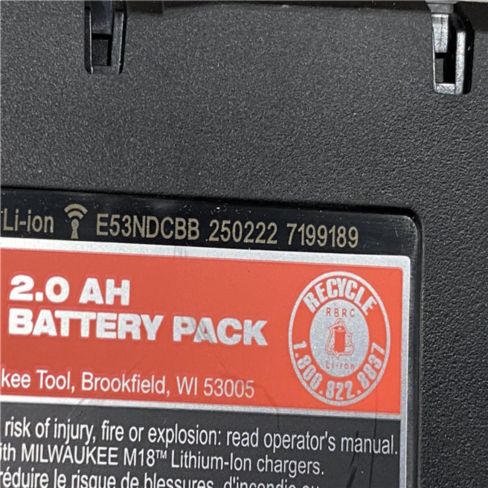 AS-IS Milwaukee 18V Lithium-Ion Brushless Cordless Compact Drill/Impact Combo Kit