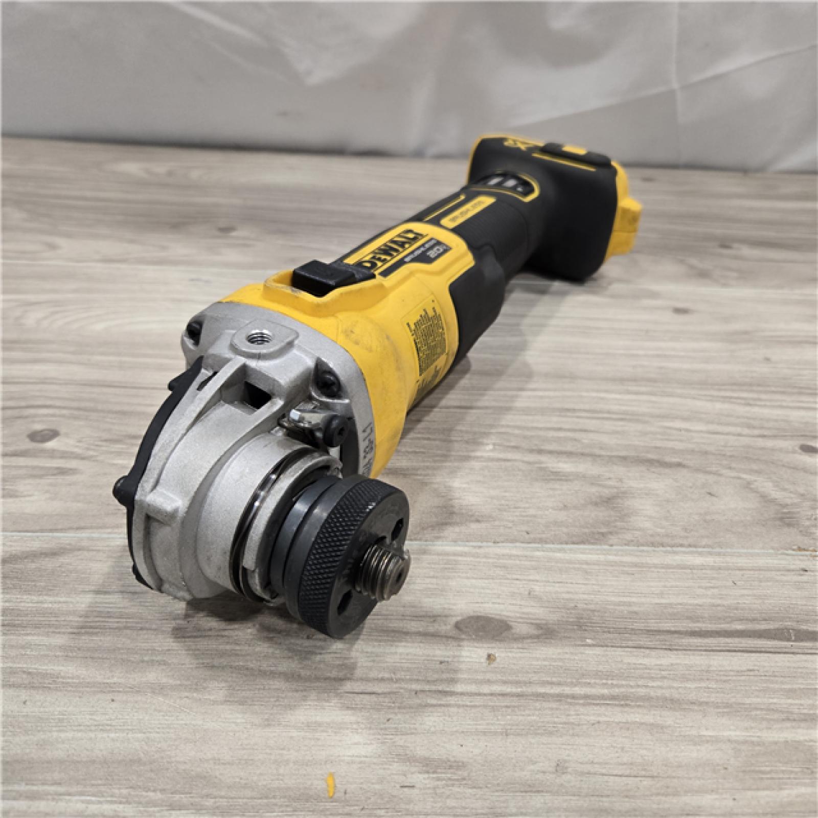 AS-IS DeWalt DCG405B 20V Max XR 4.5-Inch Slide Switch Small Angle Grinder (Tool Only)