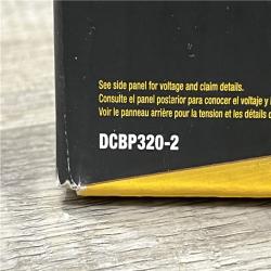 NEW - DEWALT 20V MAX XR POWERSTACK Lithium-Ion 3.5 Ah Battery (2 -Pack)