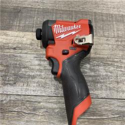 AS-IS Milwaukee  FUEL 12V Lithium-Ion Brushless Cordless 1/4 in. Hex Impact Driver Kit