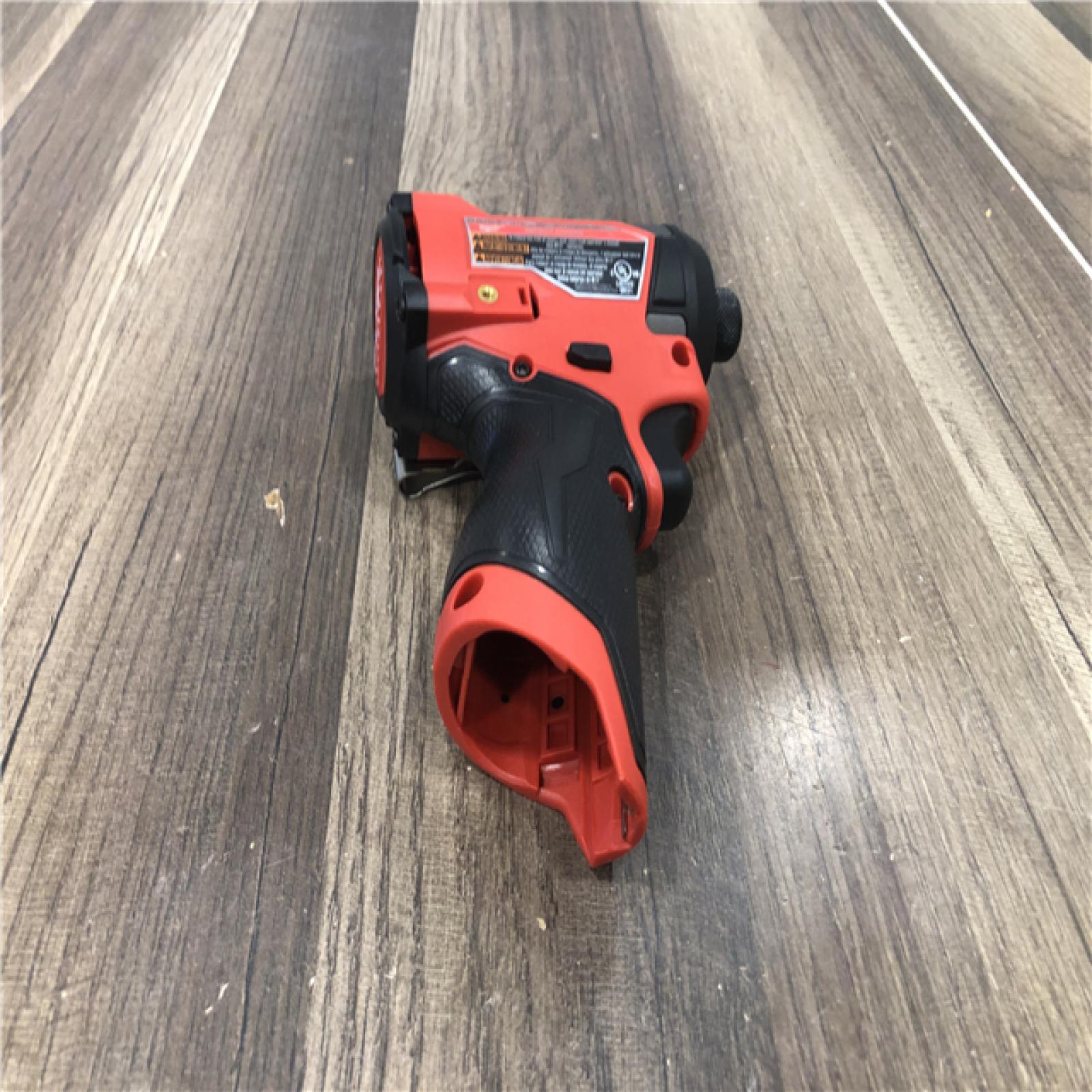 AS-IS Milwaukee FUEL 12V Lithium-Ion Brushless Cordless 1/4 in. Hex Impact Driver (Tool-Only)