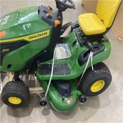 Houston Location - AS-IS Outdoor Power Equipment JOHN DEERE S140 48 INCH SIT DOWN MOWER