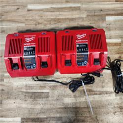 HOUSTON LOCATION - AS-IS MILWAUKEE BATTERY CHARGER PACK QTY - 2