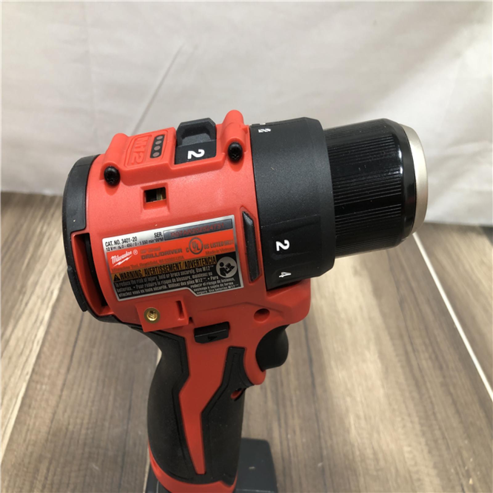 AS-IS Milwaukee 12-Volt Lithium-Ion Brushless Cordless Subcompact Drill and Impact Driver Combo Kit