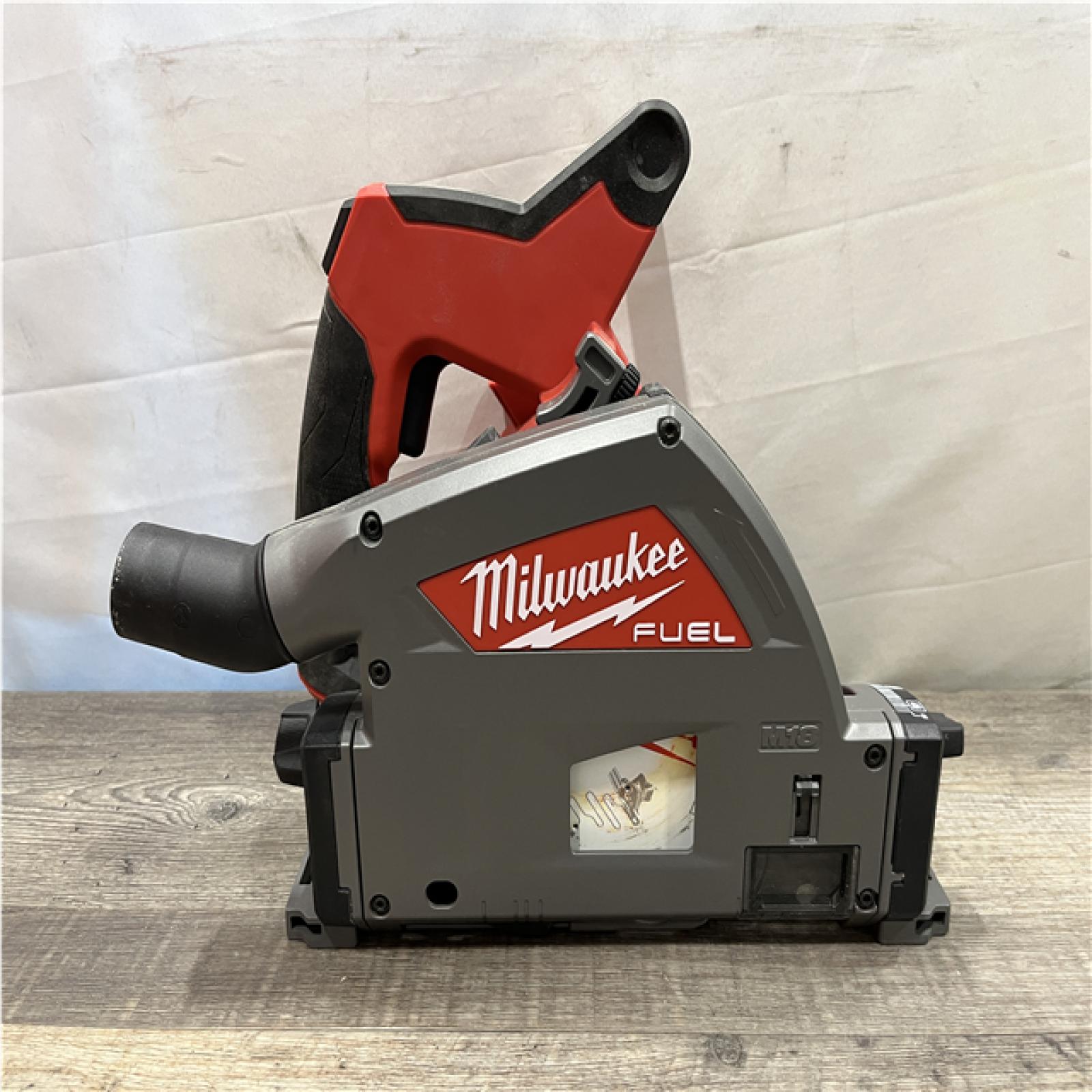 AS-IS Milwaukee FUEL 18V Lithium-Ion Cordless Brushless 6-1/2 in. Plunge Cut Track Saw (Tool-Only)
