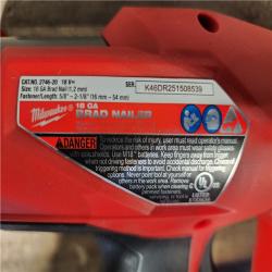 HOUSTON LOCATION - AS-IS Milwaukee M18 Fuel 18V Brushless 18-Gauge Brad Nailer 2746-20 (Bare Tool)