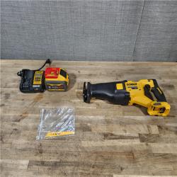 HOUSTON LOCATION - AS-IS DEWALT FLEXVOLT 60V MAX Cordless Brushless Reciprocating Saw Kit with (1) FLEXVOLT 9.0Ah Battery