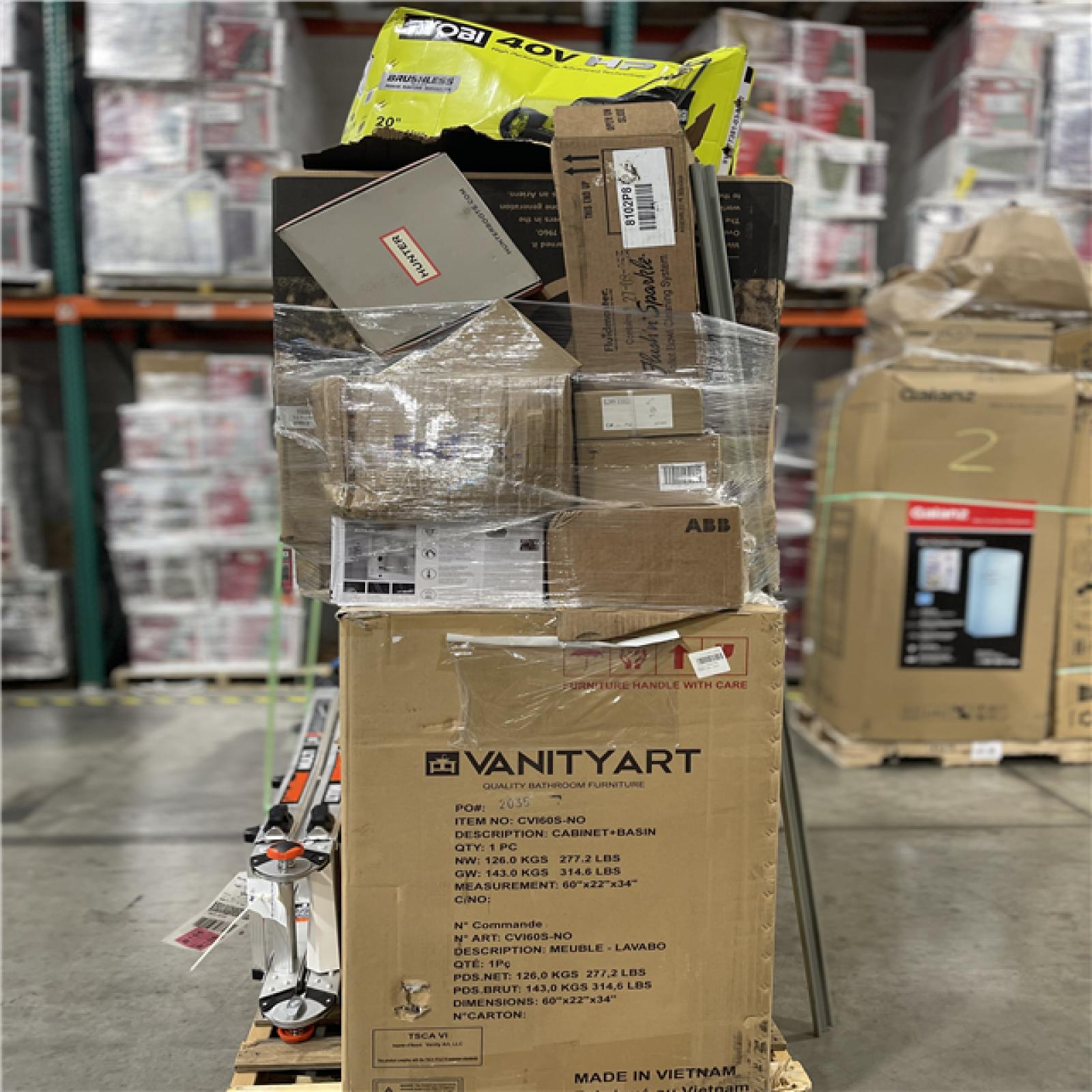 DALLAS LOCATION- AS-IS HOME IMPROVEMENT PALLET