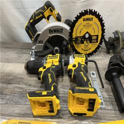AS-IS DEWALT 20V MAX Lithium-Ion Cordless 6-Tool Combo Kit