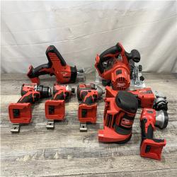 AS-IS Milwaukee 18V Lithium-Ion Cordless (8-Tool) Combo Kit