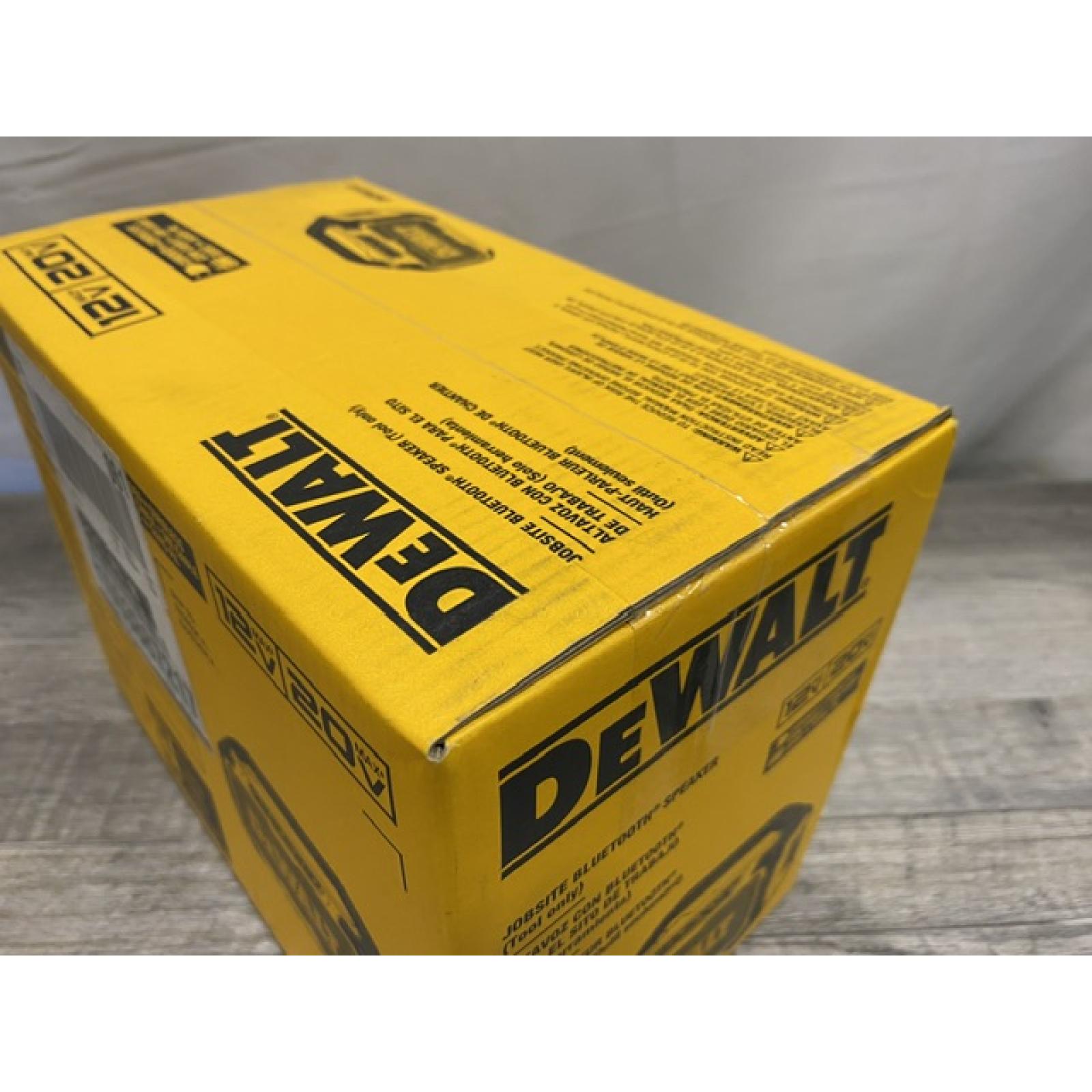 NEW - DEWALT 20V MAX Cordless Bluetooth Speaker (Tool Only)