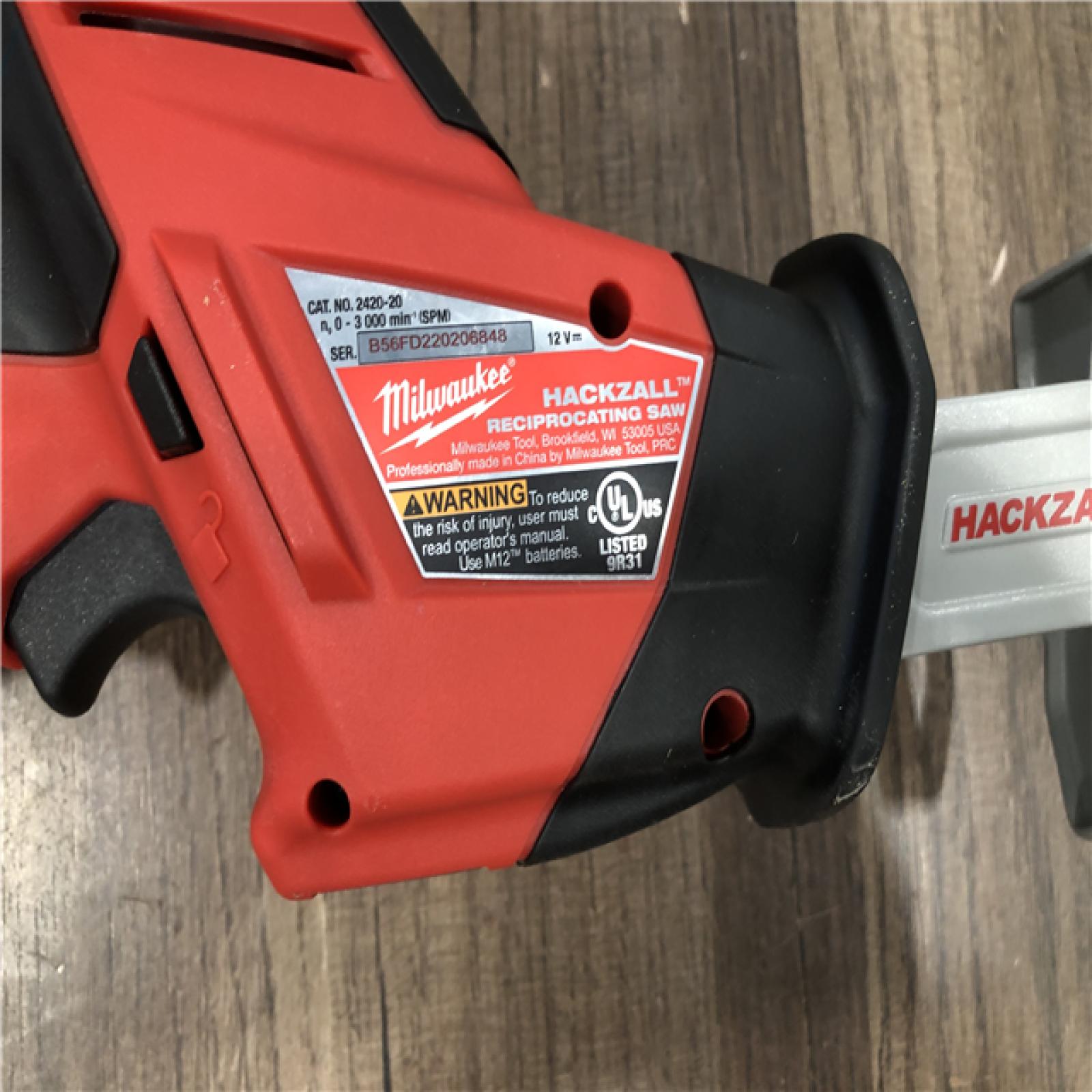AS-IS Milwaukee 12V Lithium-Ion HACKZALL Cordless Reciprocating Saw Kit