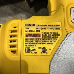 AS-IS DEWALT 20V MAX XR Cordless Brushless Jigsaw (Tool Only)