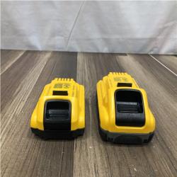 AS-IS DEWALT 20V MAX Lithium-Ion 4.0 Ah and 2.0Ah Battery Packs (2-Pack)