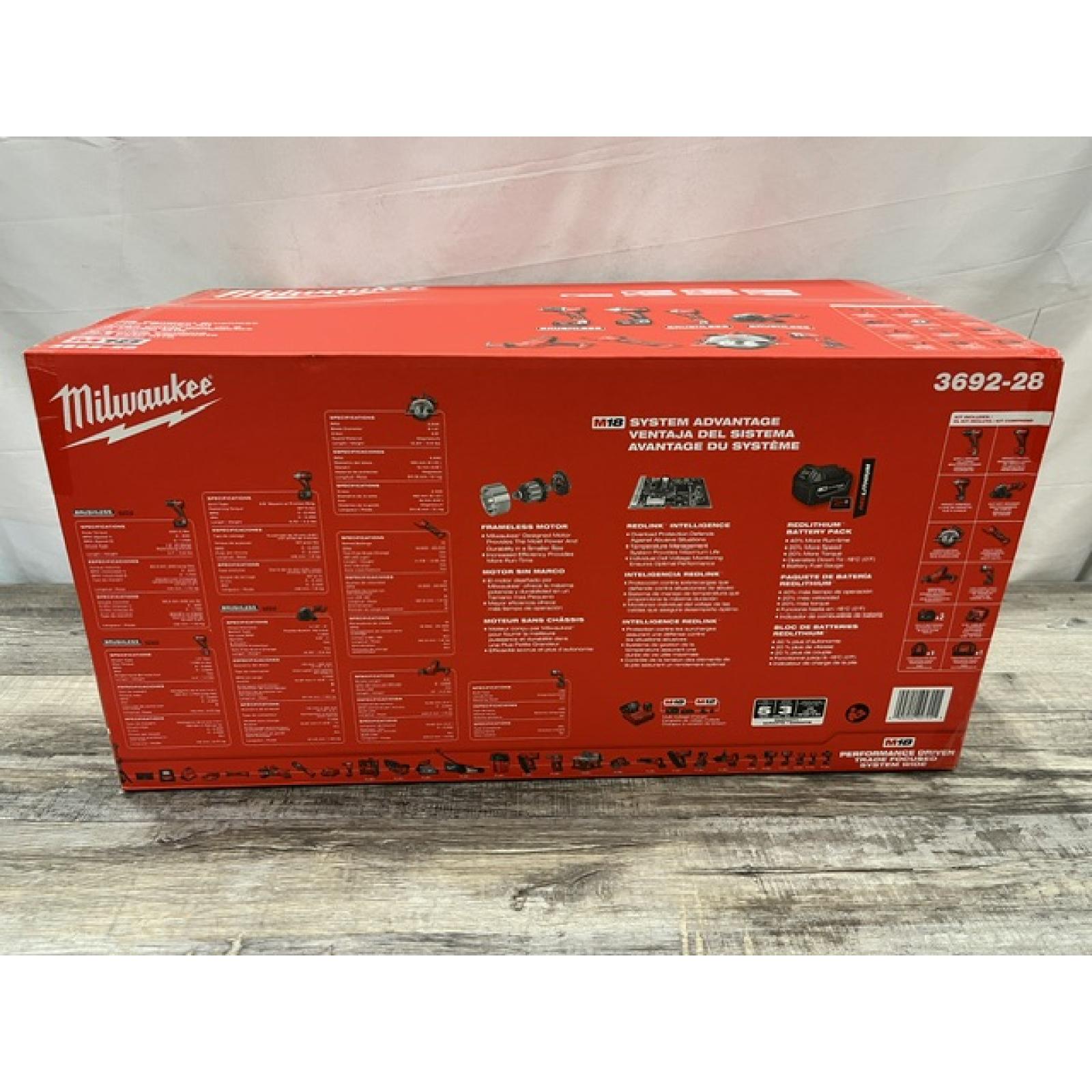NEW - Milwaukee 18-Volt Lithium-Ion Cordless (8-Tool) Combo Kit