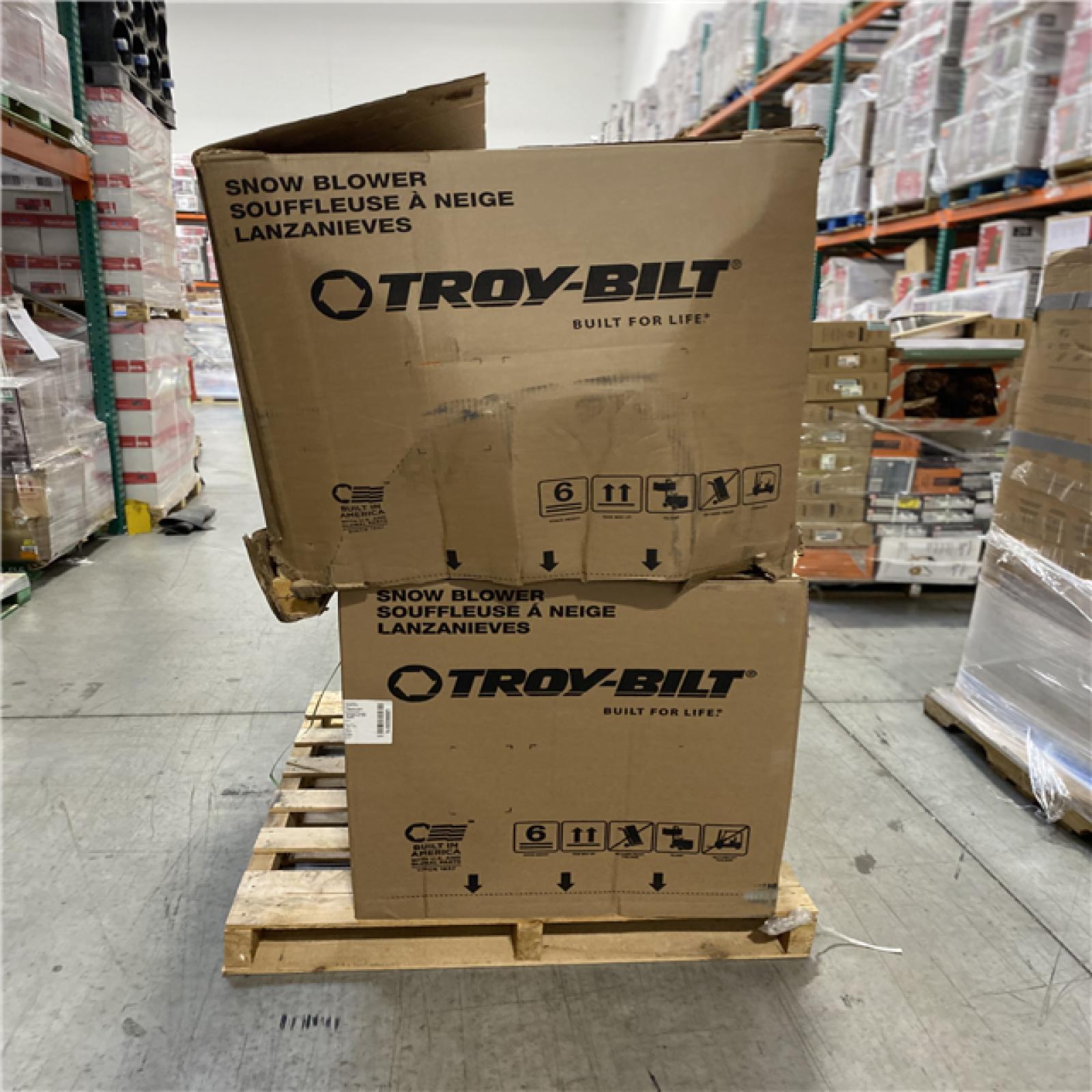 DALLAS LOCATION - Troy-Bilt Gas Snow Blower PALLET -(2 UNITS)