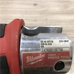 AS-IS MILWAUKEE 12-Volt Lithium-Ion Force Logic Cordless Press Tool Kit