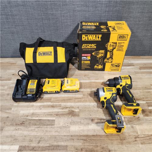 HOUSTON LOCATION - AS-IS DEWALT ATOMIC 20-Volt MAX Lithium-Ion Cordless Combo Kit