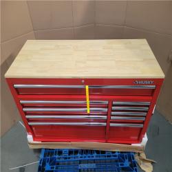 California NEW HUSKY 52 in. 10 Drawer Mobile Workbench with Pegboard