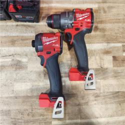 HOUSTON LOCATION - AS - IS Milwaukee FUEL 18V Lithium-Ion Brushless Cordless Hammer Drill and Impact Driver Combo Kit