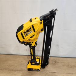 AS-IS- DEWALT 20V MAX XR 15 Ga. Cordless 34 Deg Nailer 20 V