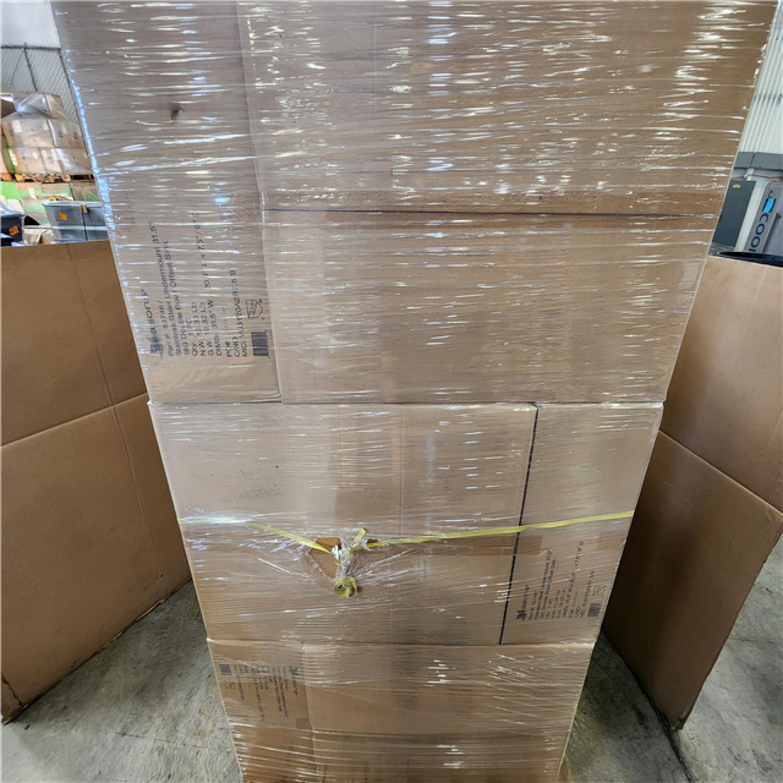 Phoenix NEW Seasons Stainless Steel Undermount 31.5 18G Double Bowl Offset Sink Pallet (12-Boxes)