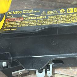 AS-IS DeWalt 20V MAX XR 15 Ga. Cordless 34 Deg Nailer Kit (Battery & Charger) 20 V