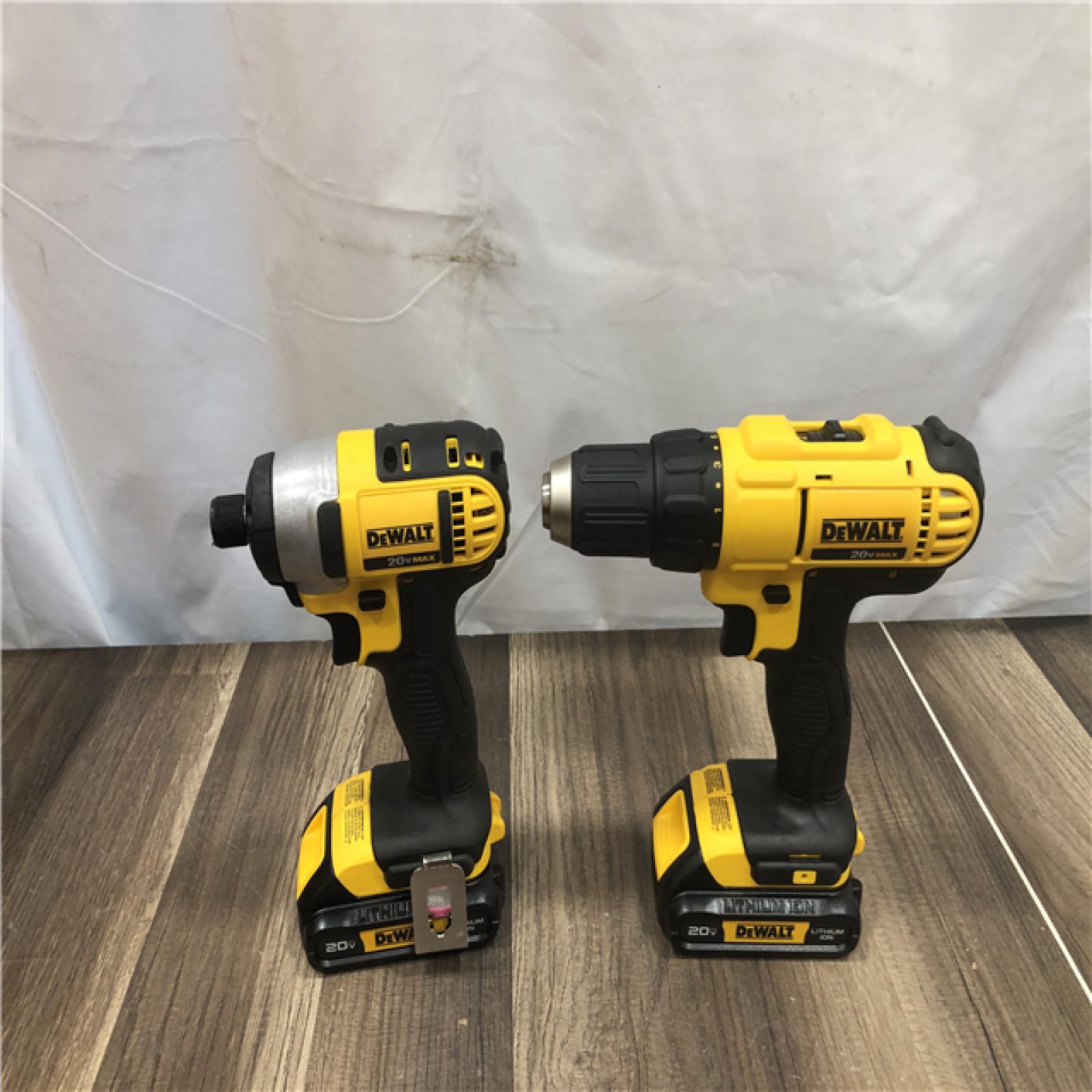 AS-IS DEWALT 20V MAX Cordless Drill/Impact 2 Tool Combo Kit