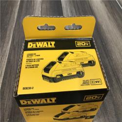 NEW- DEWALT 20V MAX Compact Lithium-Ion 3.0Ah Battery Pack (2 Pack)