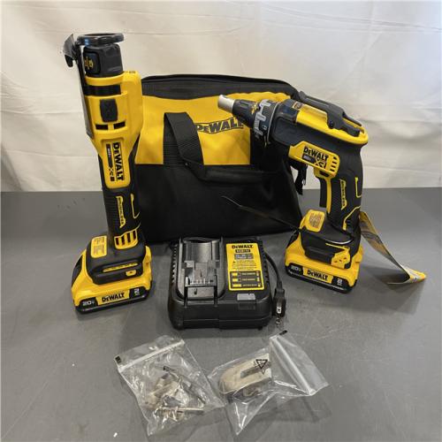 AS-IS - DEWALT20V MAX XR Lithium-Ion Brushless Cordless 2-Tool Combo Kit